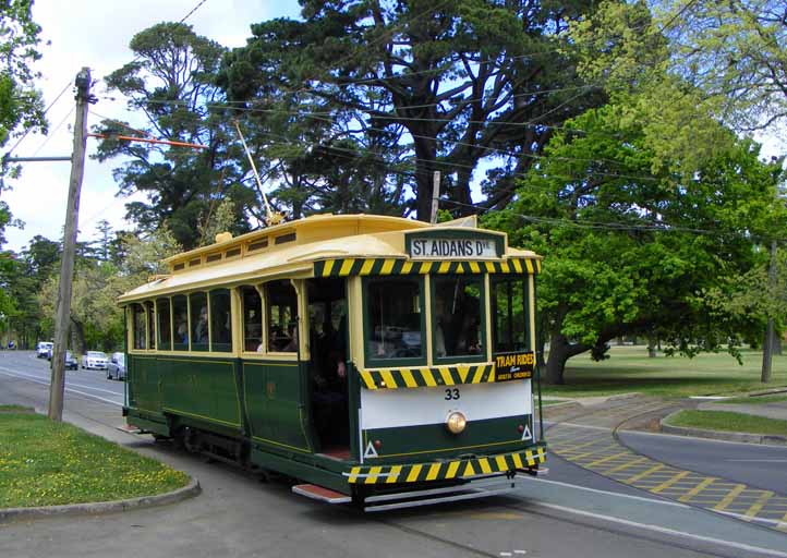 Ballarat Duncan and Fraser Tram 33